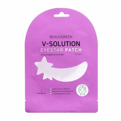 Патчи для глаз BeauuGreen V-Solution EyeStar Patch, 2 гр 10156645