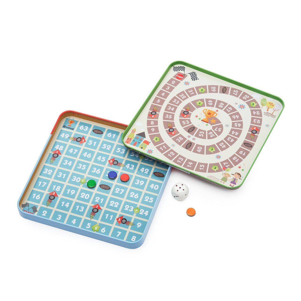 Магнитная игра БУМБАРАМ Гонки IM-1002 - фото №14