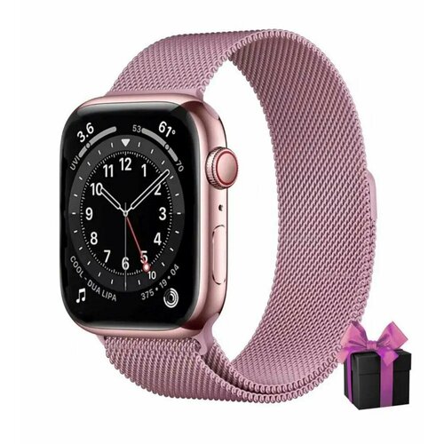 Умные часы Х9 pro AMOLED экран iOS Android розовые 2964₽