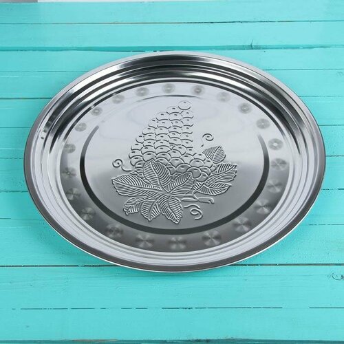 Поднос из нержавеющей стали Виноградная лоза 3625 см 662₽