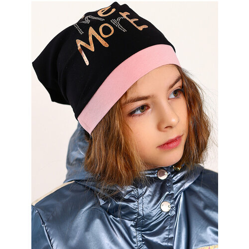 фото Шапка noble people, размер 50-52, черный