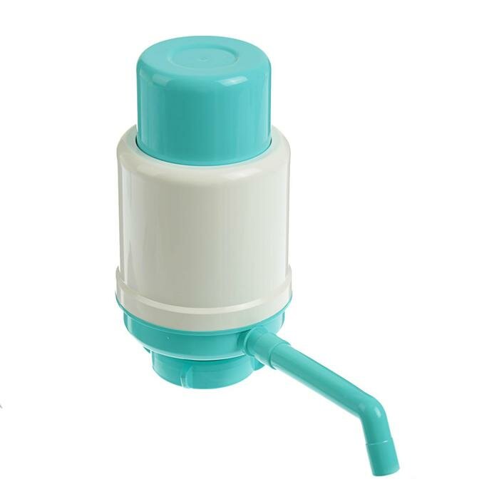 Помпа для воды "Дельфин" Эко, механическая, под бутыль от 12 до 19 л, бирюзовая 3528775