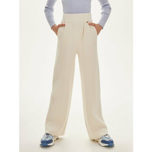 Брюки спортивные Noble People, размер 158, белый брюки rostik размер 158 белый