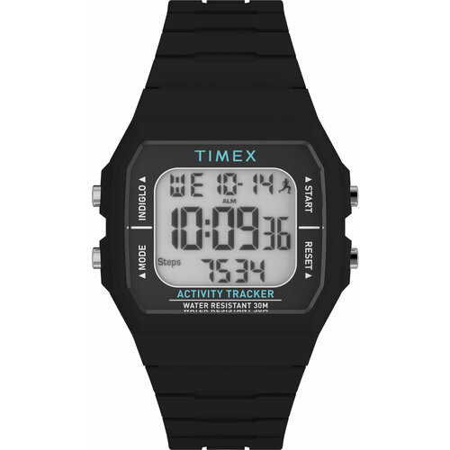 Наручные часы TIMEX TW5M55600, черный наручные часы timex мужские tw2v88100 электронные 48мм черный