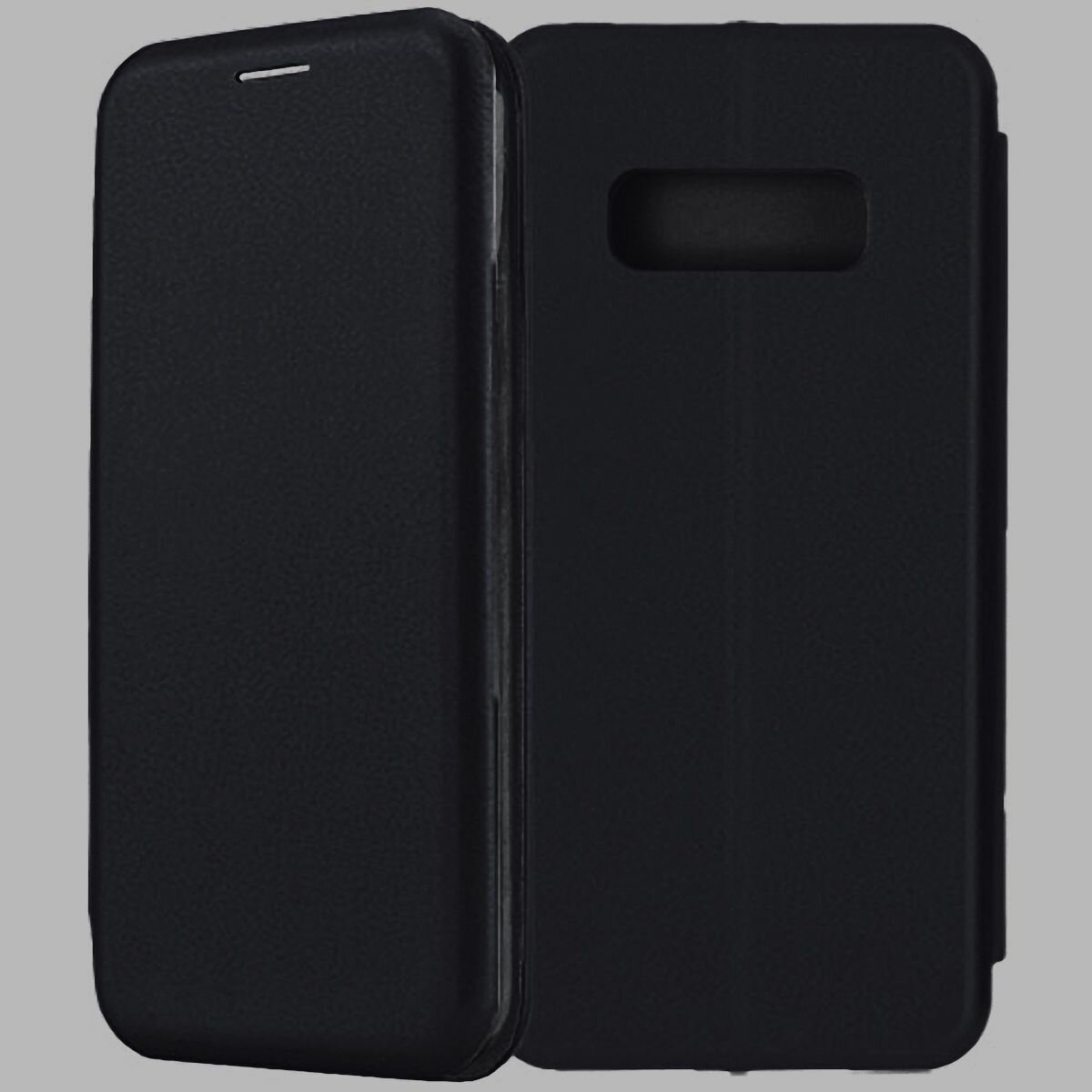 Samsung Galaxy S10E черный чехол-книжка эко-кожа для самсунг галакси с10е книга с функцией подставки на магните