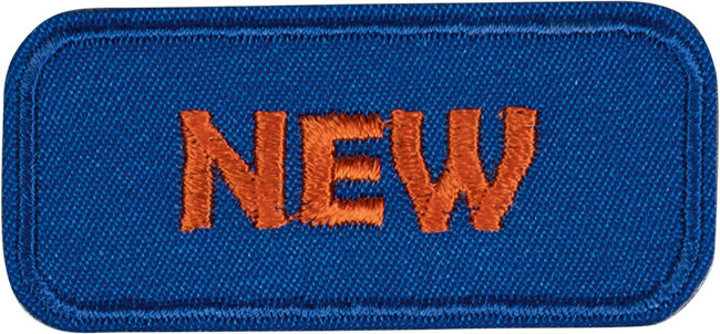 Термоаппликация NEW 5,5 х 2,5 см синий 0,125 см HKM 42755