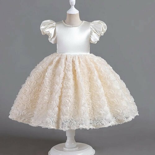 фото Платье, размер 110, бежевый max garment