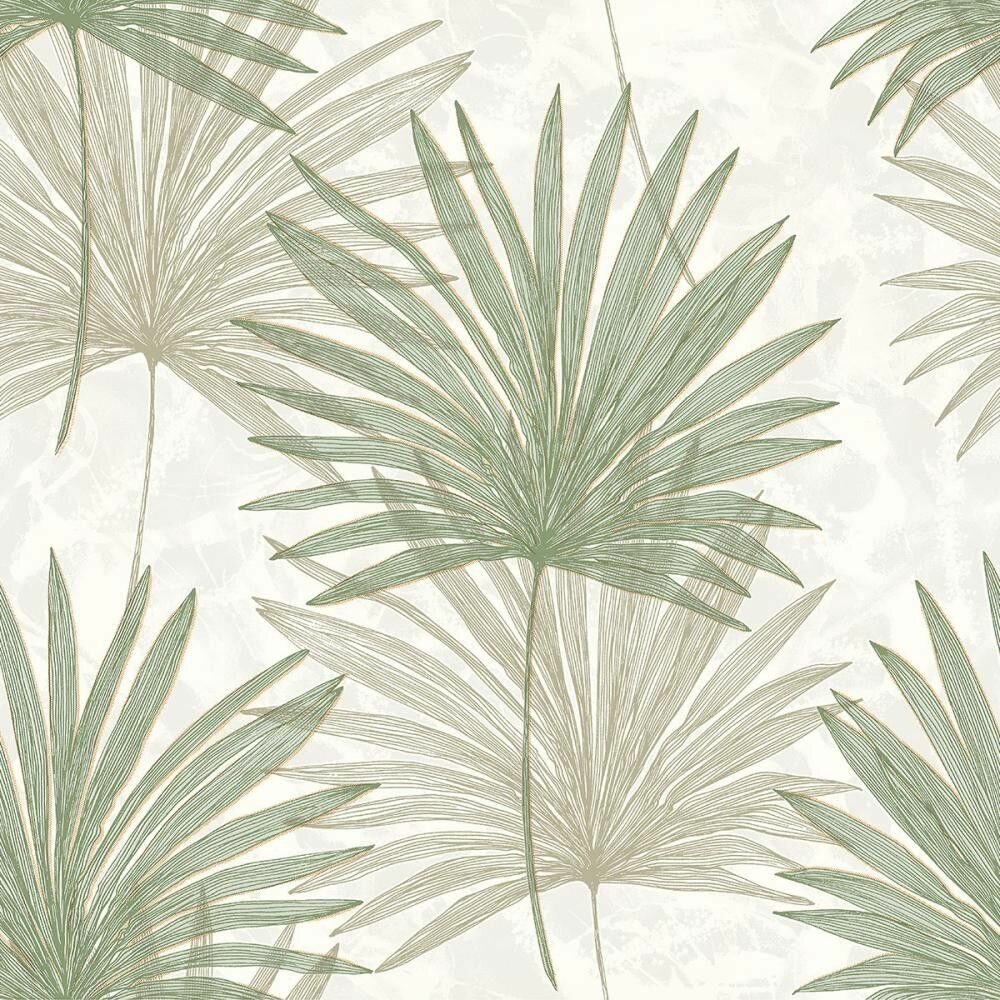 фото Обои бумажные Саратовская обойная фабрика Пальма 813-04 0.53*10м