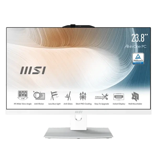 Моноблок MSI Modern AM242P 12M-257XRU 238 FHDIntel Core i3-1215U 12 ГГц8Gb512Gb SSDIntel UHD Graphicsбез ОСклавиатура мышь 9S6-AE0712-257 6730000₽