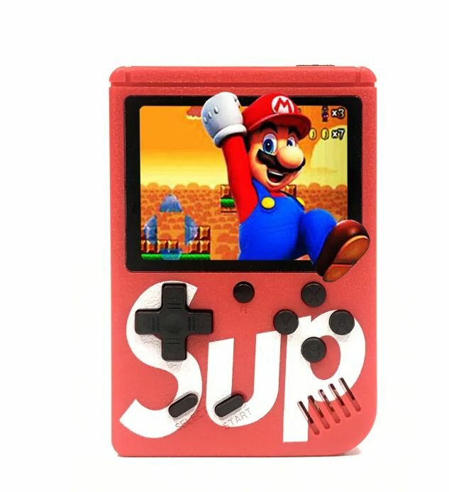 Портативная игровая приставка SUP, приставка SUP Gamebox Plus 400 в 1, красный