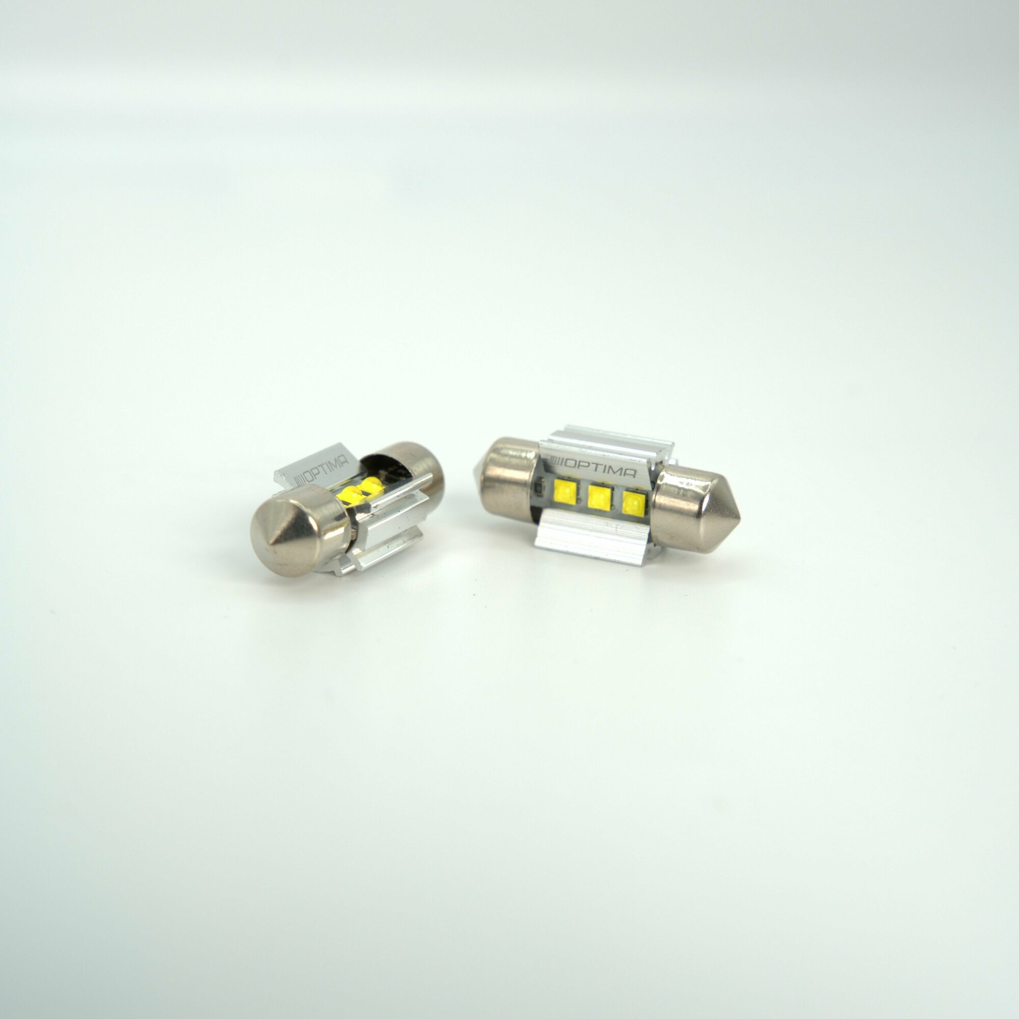 Светодиодная лампа Festoon 31mm Optima MINI-CREE, CAN, white, 2.16W, 12V, T10*31mm (SV 7-8), комп. 2шт