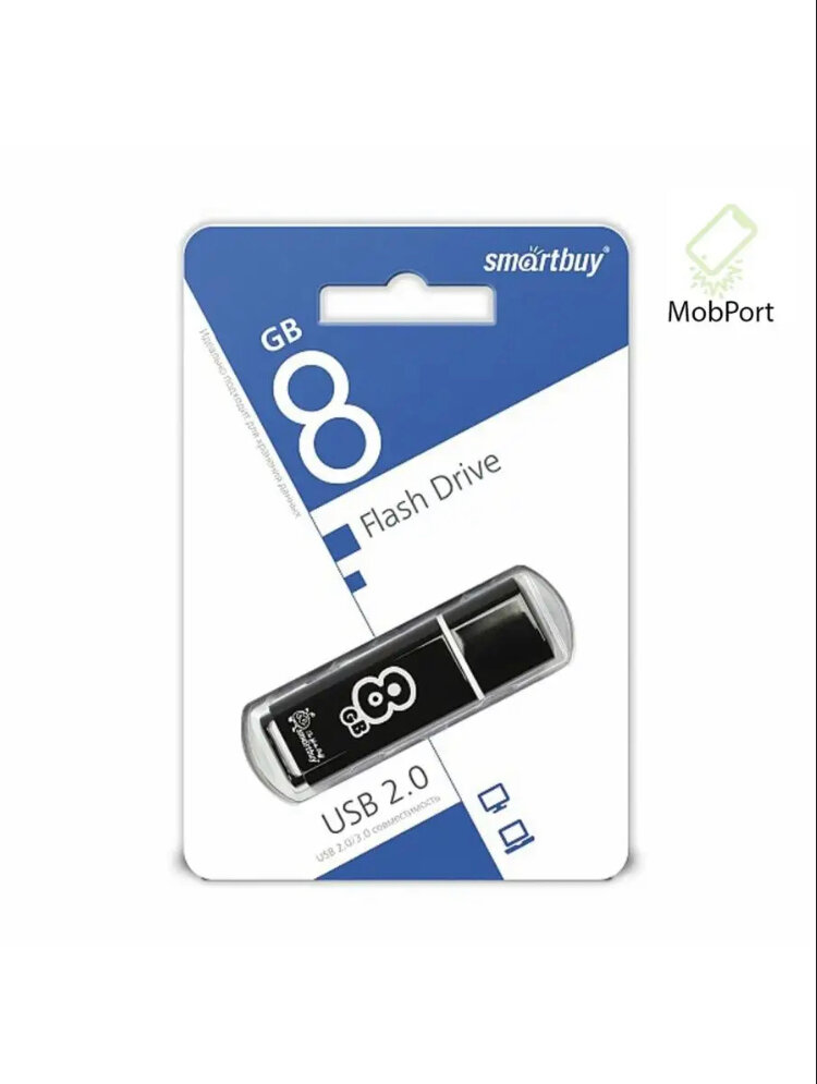 Флешка SmartBuy LM05 USB 3.0 8 GB, 1 шт, черн