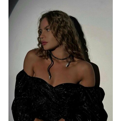 фото Платье style, размер l, черный