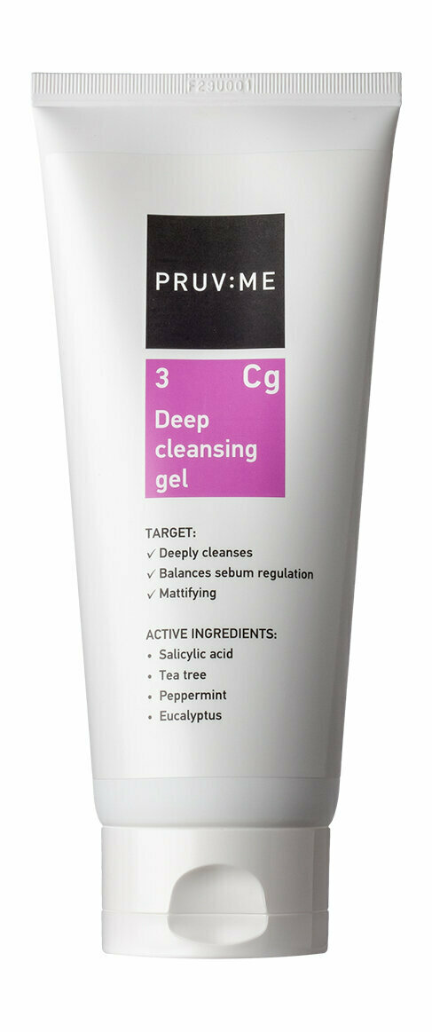 Глубоко очищающий гель для умывания PRUV ME Cg 3 Deep Cleansing Gel