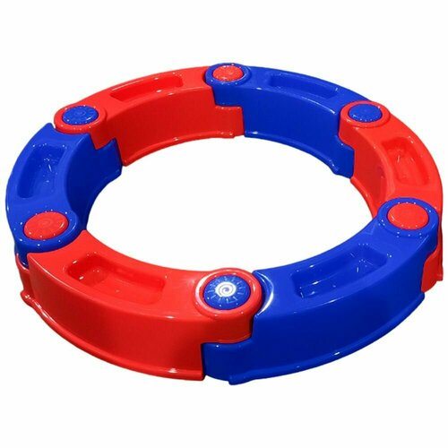 Песочница модульная AVGDейка 6 секций диаметр 107 см красно-синий Т335-4 3220₽