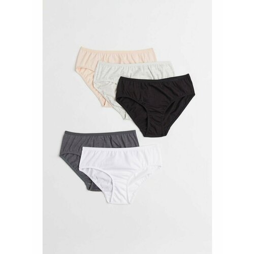 фото Трусы h&m, 5 шт., размер 170, белый, серый