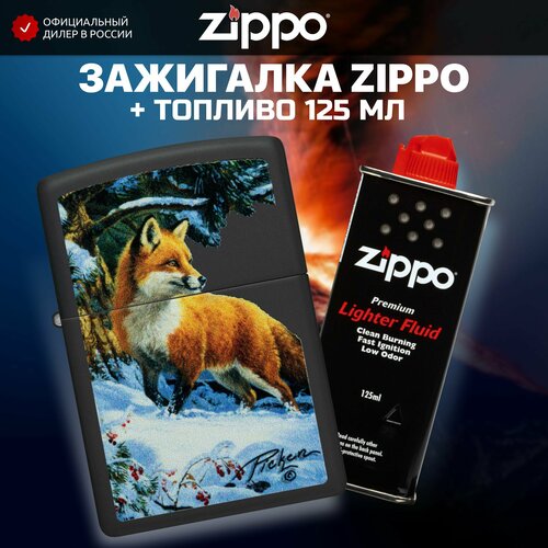 Зажигалка бензиновая ZIPPO 48596 Linda Picken + Бензин для зажигалки топливо 125 мл зажигалка zippo linda picken 48598