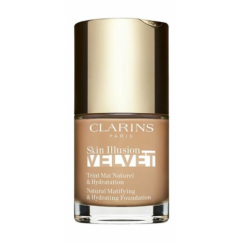 Увлажняющий тональный крем с матовым покрытием 109C wheat Clarins Skin Illusion Velvet Natural Matifying&Hydrating Foundation