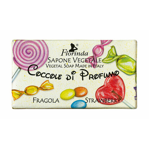 Мыло с ароматом клубники Florinda Soap Strawberry