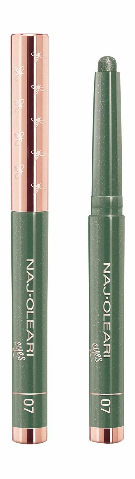 Кремовые тени для век в стике 7 velvet green Naj Oleari Absolute Stay Eyeshadow