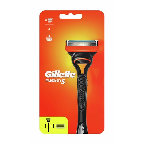 Станок для бритья со сменными кассетами Gillette Fusion 5 жиллетт станок для бритья мач3 2 сменные кассеты n2