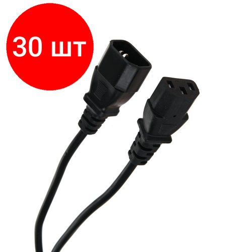 Комплект 30 штук, Кабель UPS, 3 м, 220v, медь, Telecom, TE001-CU0.75-3M