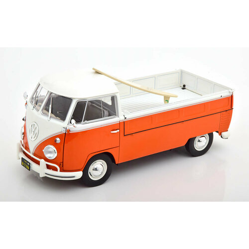 VW volkswagen T1 pritsche with surfboard 1950 orange/white