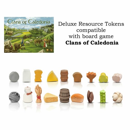 Набор реалистичных ресурсов совместимый с Clans of Caledonia (Кланы Каледонии)