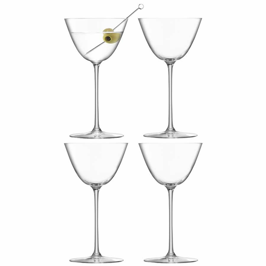 Набор из 4 бокалов для мартини Borough 195 мл LSA G1619-07-301