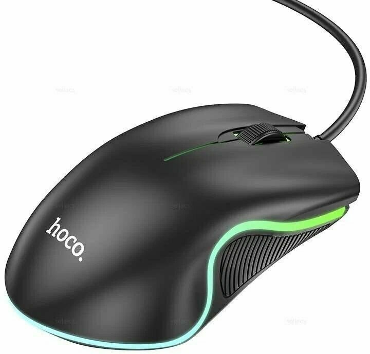 Компьютерная мышка hoco GM19 Enjoy gaming luminous wired mouse