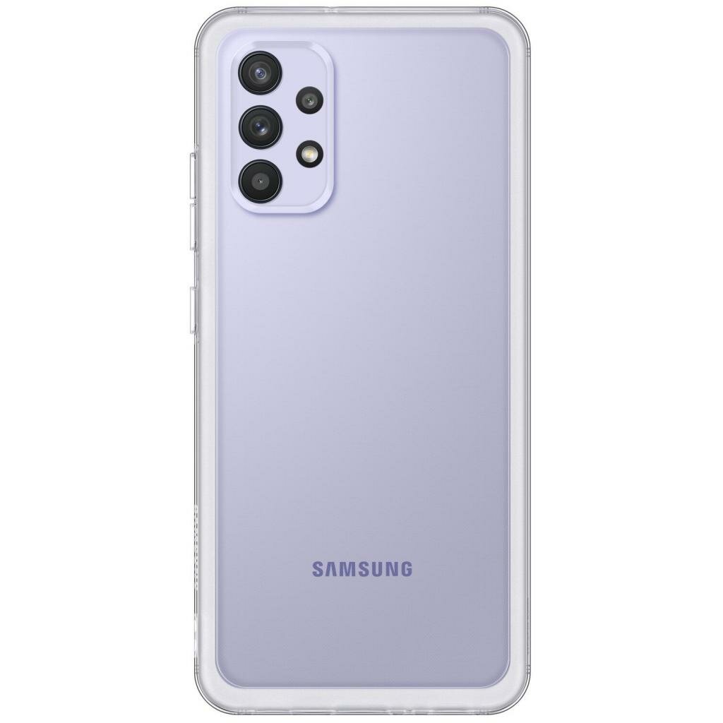 Чехол-крышка Samsung EF-QA325TBEGRU для A32, силикон, черный - фото №9