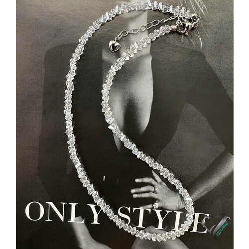 Колье RYKAMI, длина 35 см., белый