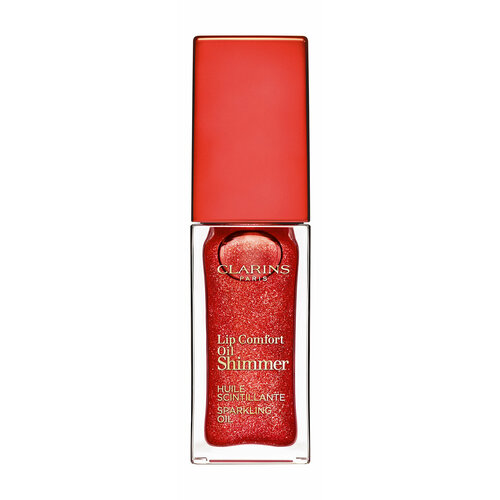 CLARINS Мерцающее масло для губ Lip Comfort Oil Shimmer (07 Red Hot)