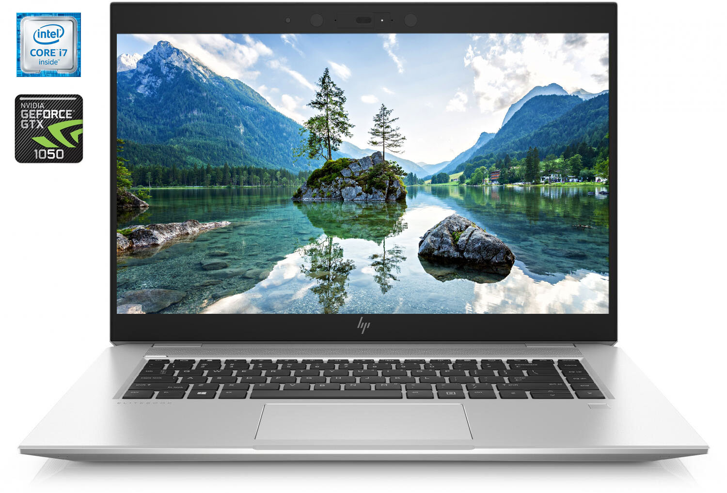 Ноутбук HP EliteBook 1050 G1 Core i7-8850H, Память 16 ГБ, Диск 512 Гб SSD, NVidia GeForce GTX 1050 (4Gb) , Экран 15.6" IPS LED,