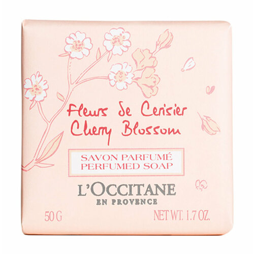 Мыло с ароматом цветущей вишни L'Occitane Cherry Blossom Perfumed Soap