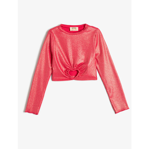 фото Лонгслив koton, размер 6-7 лет, розовый