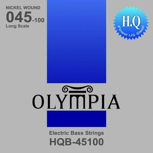 Струны для бас-гитары Olympia HQB45100 45-100 комплект струн для бас гитары olympia hqb45100
