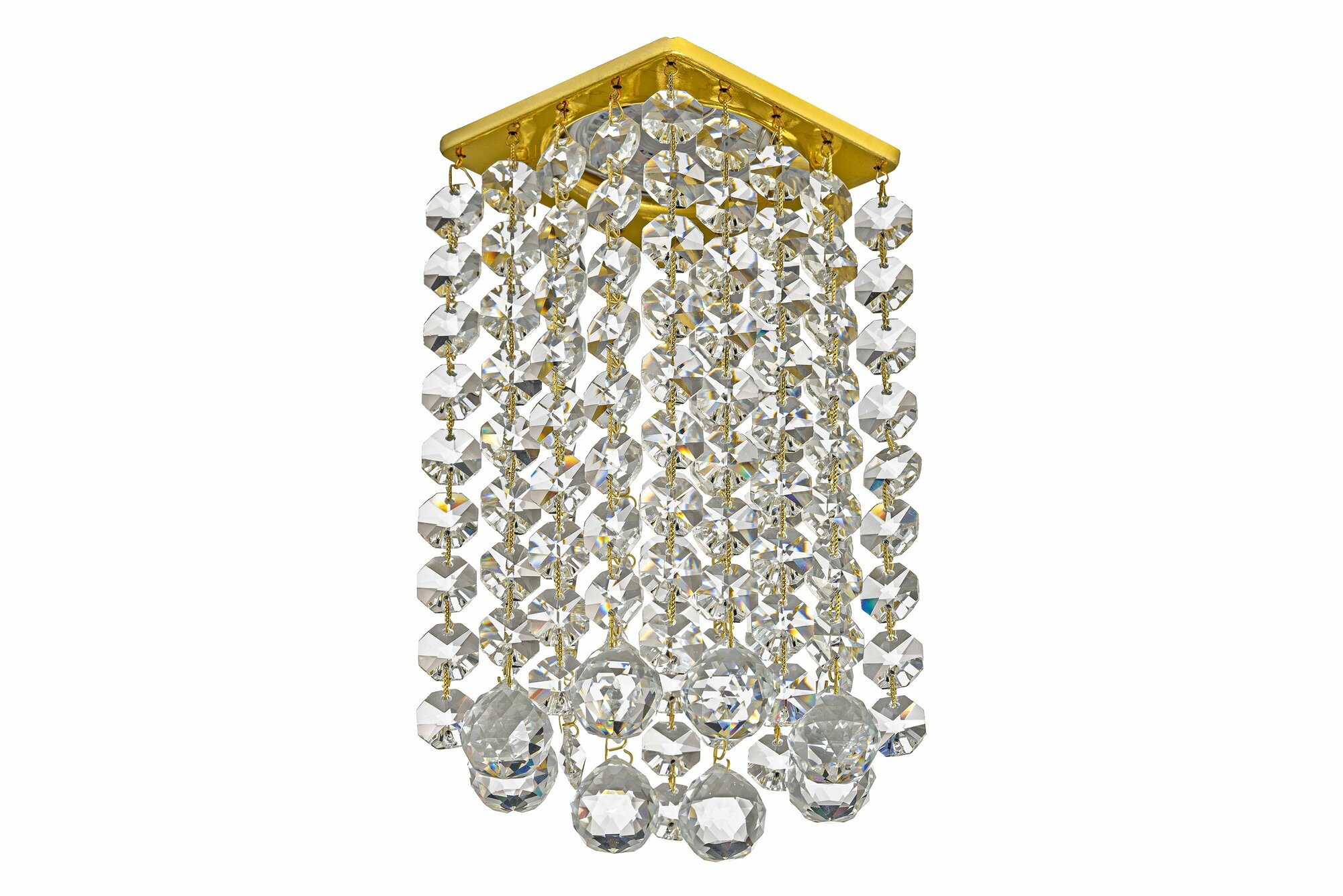 фото Встраиваемый светильник Dio D'Arte Tayo Gold Tayo GU10.5.14.8x8.108 G, GU10, кол-во ламп:1шт, Золото