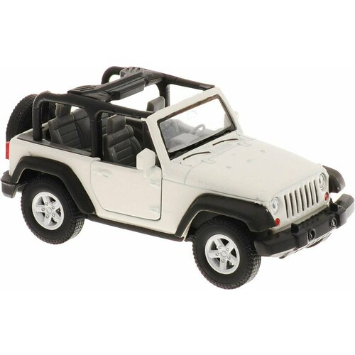 Модель машины 1:34-39 Jeep Wrangler Rubicon белый Welly 42371