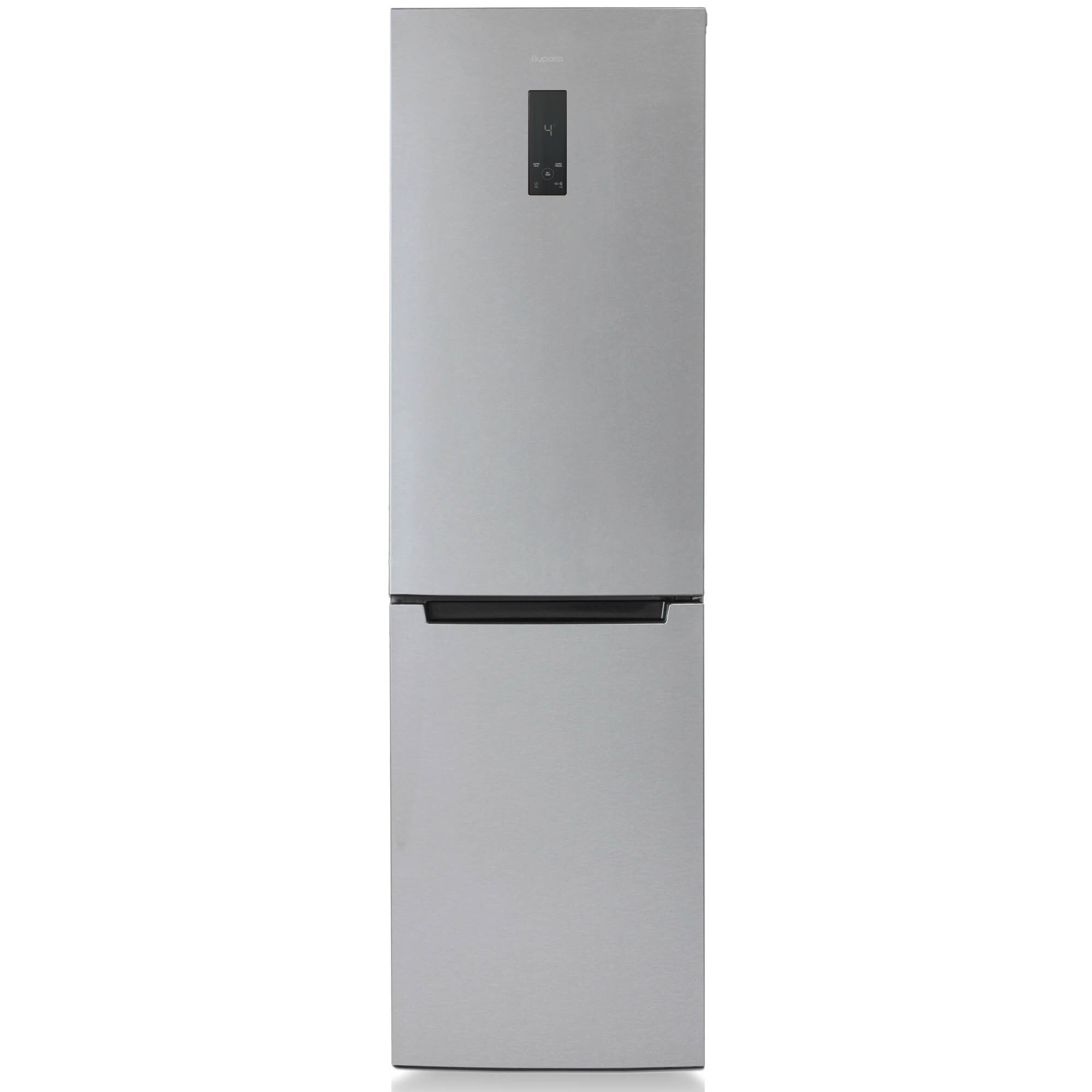 Холодильник двухкамерный Бирюса B-C980NF, серебристый металлопласт