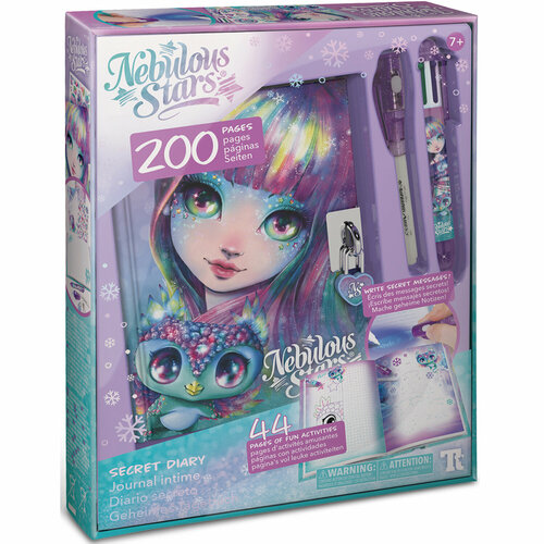 Серия Isadora Личный дневник для девочек для секретов Nebulous Stars 44 страницы с заданиями 150 разлинованных страниц 6-цветная ручка замочек 3141₽