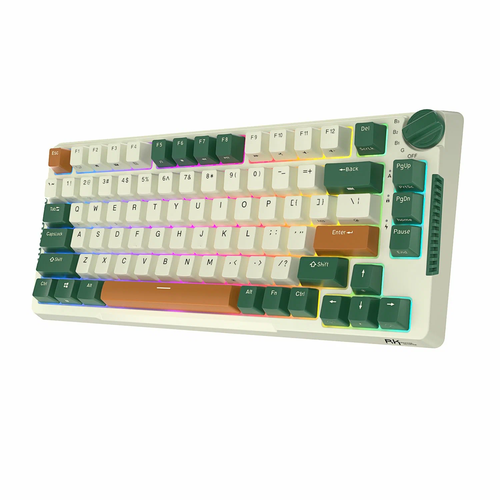 Беспроводная клавиатура Royal Kludge RKH81 RGB Белая/Time Machine