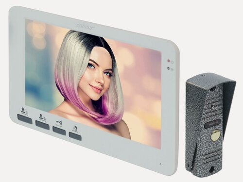 Изображение товара Домофон EP-4-805 (W16820PR) - домофон в квартиру, магазин домофонов, домофон для дома цена, с подключением электрозамка