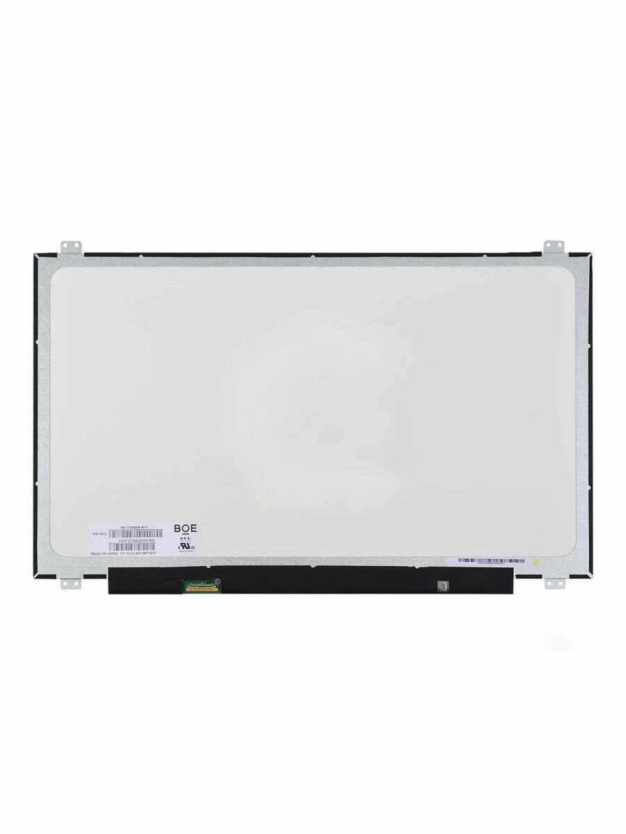 Матрица 17.3" 1600*900 HD+ SLIM LED Глянец 30pin B173RTN02.1/NT173WDM-N21/NT173WDM-N17 крепления — фото 4