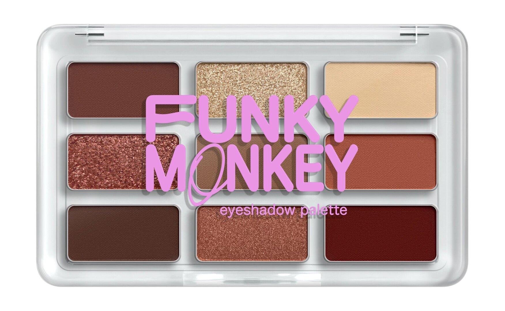 FUNKY MONKEY Палетка теней для глаз Eyeshadow palette, 7,2 г, 02