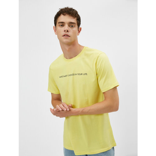 фото Футболка koton, размер s, желтый