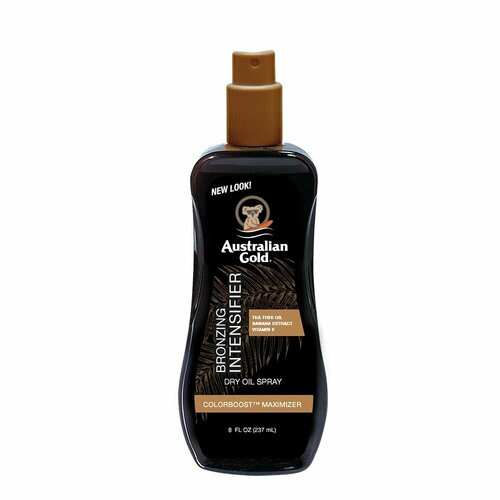 AUSTRALIAN GOLD Сухое масло для загара на солнце бронз драй Bronzing Intensifier Dry Oil Spray средства для загара b tan сухое масло спрей для загара beach please deep tanning dry spray oil