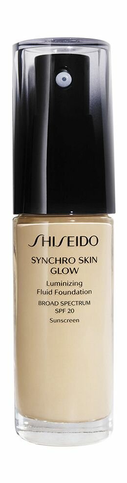 Тональный флюид Golden 2 Shiseido Synchro Skin Glow Fluid Foundation SPF 20
