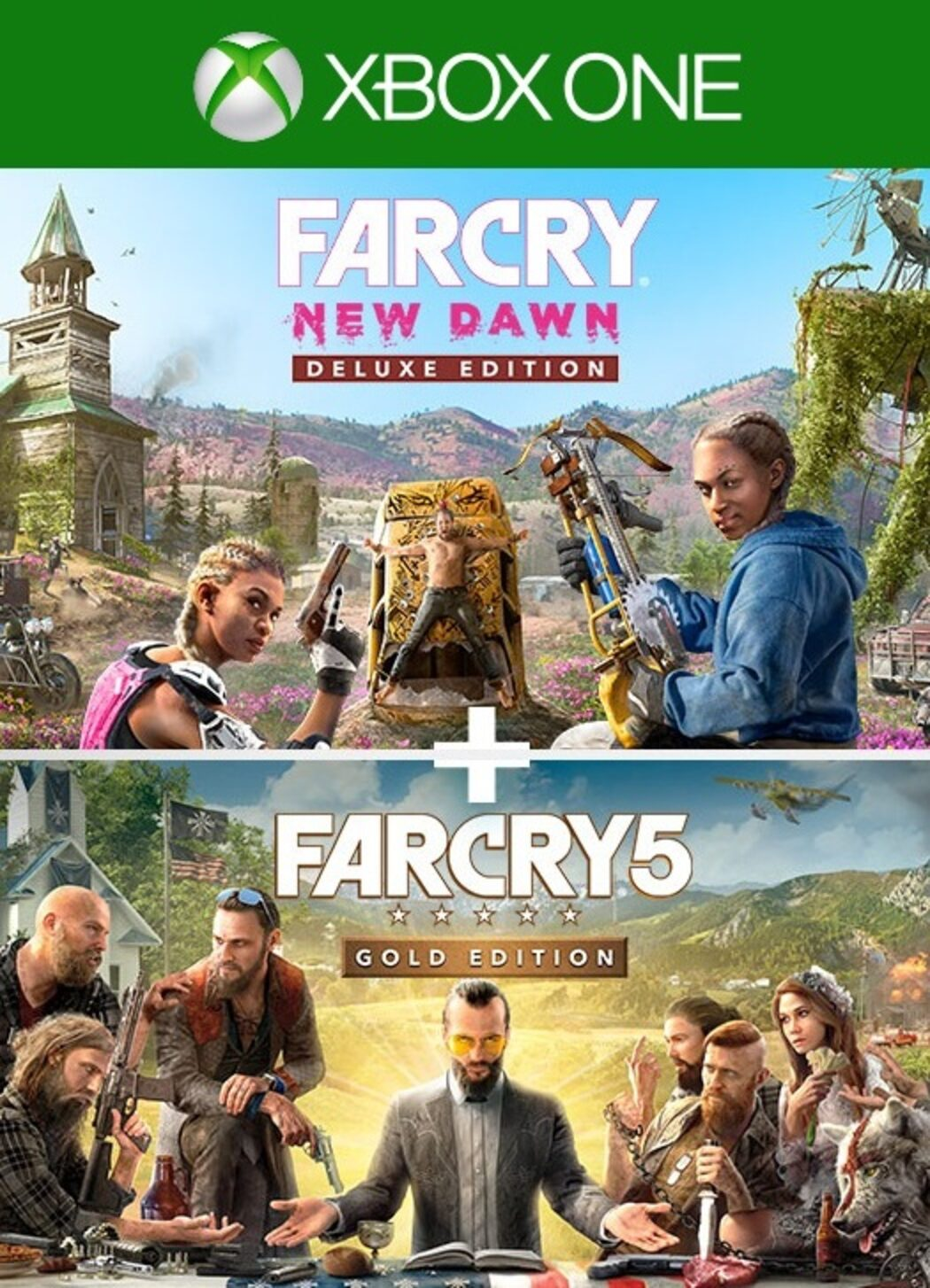 Игра Far Cry 5 Gold Edition + Far Cry New Dawn Deluxe Edition, цифровой ключ для Xbox One/Series X|S, Русская озвучка, Аргентина