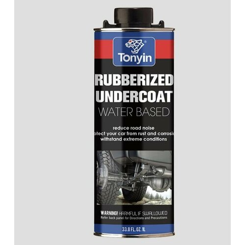 TD09 Антикоррозийное каучуковое покрытие на водной основе RUBBERIZED UNDERCOAT (WATER BASED) TONYIN, 1 л.